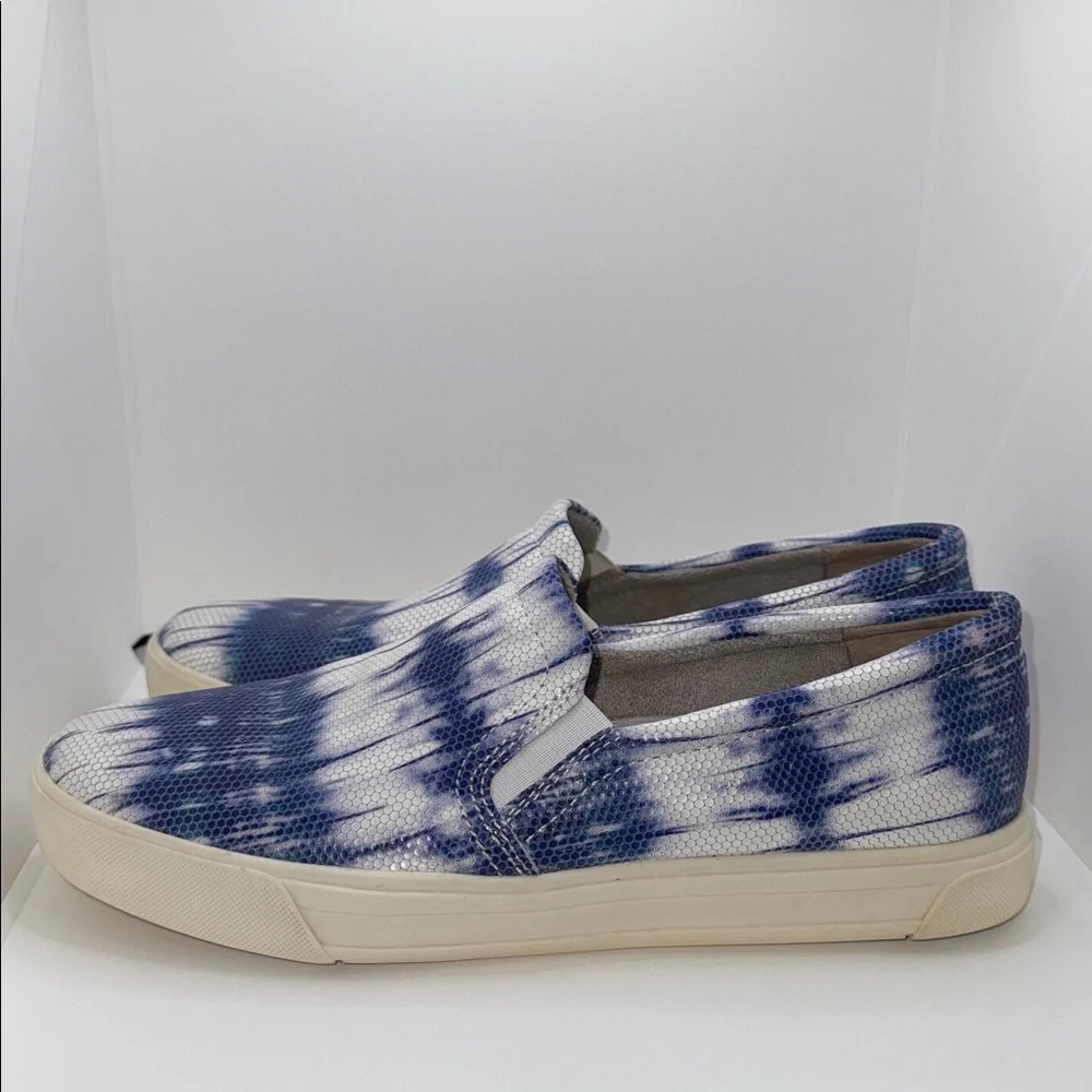 Naturalizer Aileen Slip On Sneakers Blue Tie Dye Leather Women’s 9.5